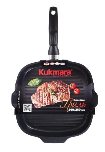 Сковорода-гриль квадратная 260х260мм с ручкой, АП купить