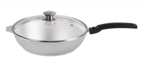 Сковорода 260/60 мм со съемной ручкой, стеклянной крышкой (с266) купить