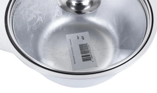 Кастрюля Kukmara 1л со стеклянной крышкой (алюминиевая) (к01) онлайн