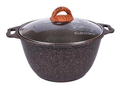 Кастрюля Kukmara 4 л линия "Granit ultra" (Original, Blue) купить