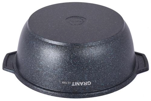 "Granit ultra" turkumidan shisha qopqoqli, kuydirmas qoplamali 4l Kukmara kastryul-qo&lsquo;rasi (Blue) bo'lib to'lash