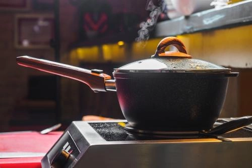 Ковш 2,2л с антипригарным покрытием, со съемной ручкой, стеклянной крышкой, линия &#171;Granit Ultra&#187; (Blue) онлайн