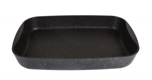 Противень 335х220х55мм с антипригарным покрытием (темный мрамор) купить