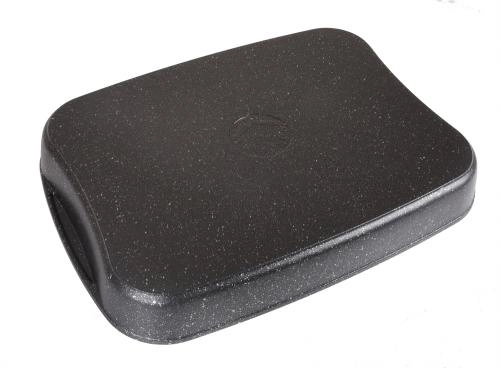 Kuydirmas qoplamali 400x295x50mm tunuka tova (qora marmar) onlayn