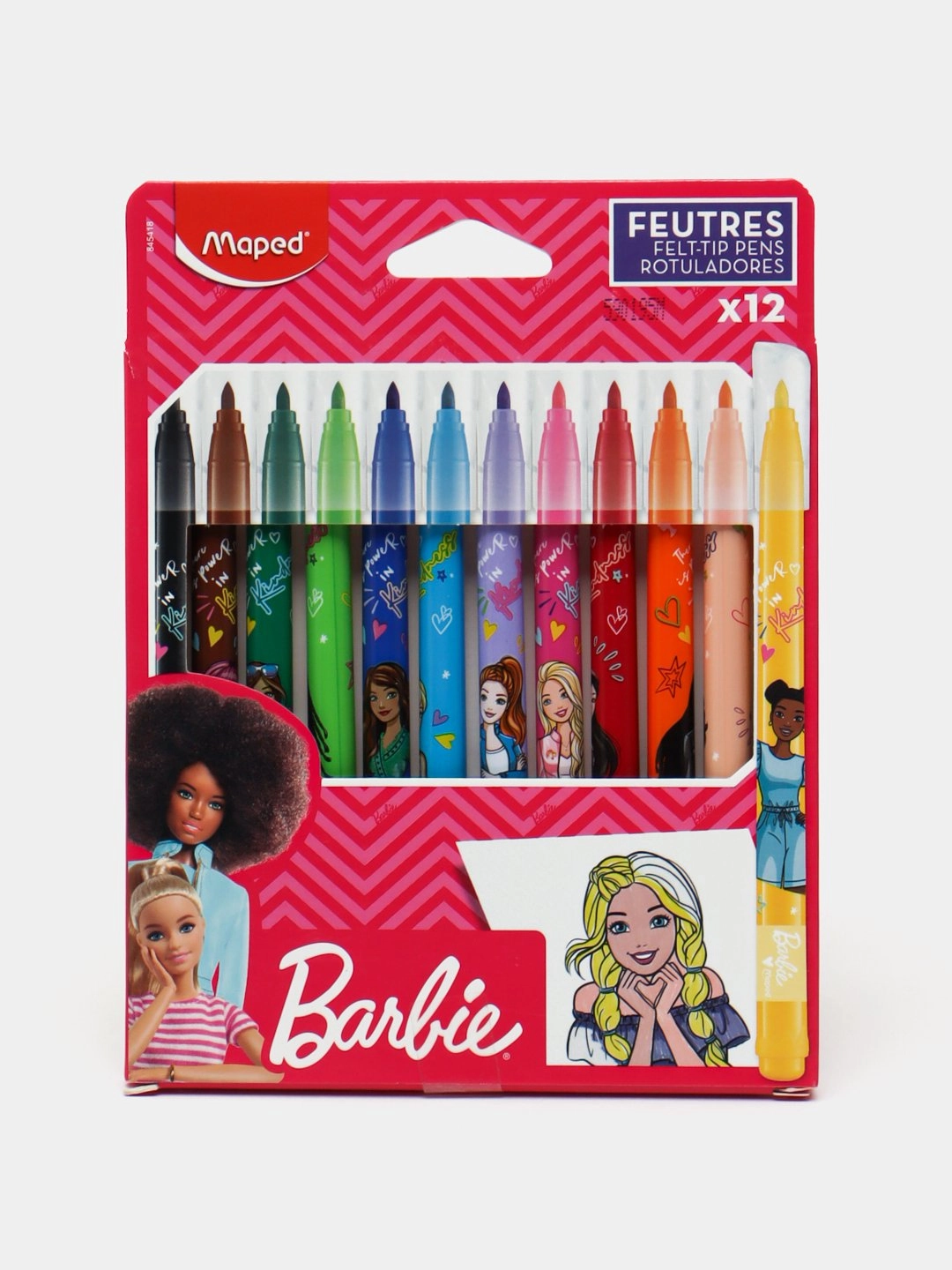 Фломастер Maped Barbie 12 цветов купить