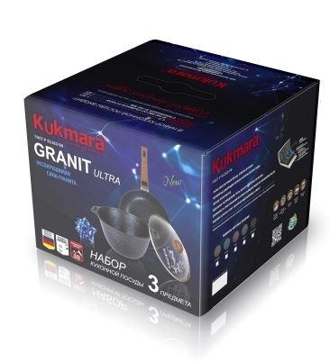 Набор кухонной посуды Kukmara №16 Granit Ultra (Blue) купить