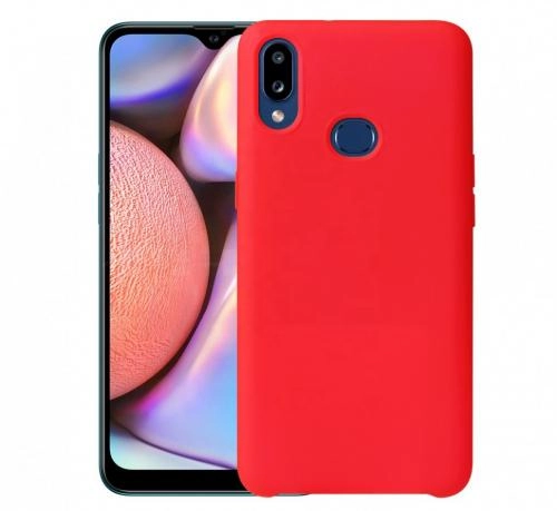 Чехол Silicone cover для Samsung Galaxy A10S, красный купить
