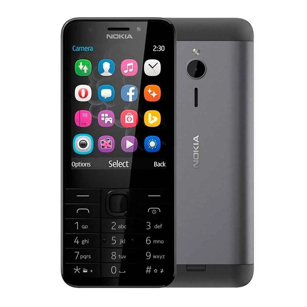 Nokia 230 DS NV EAC Silver telefoni sotib olish