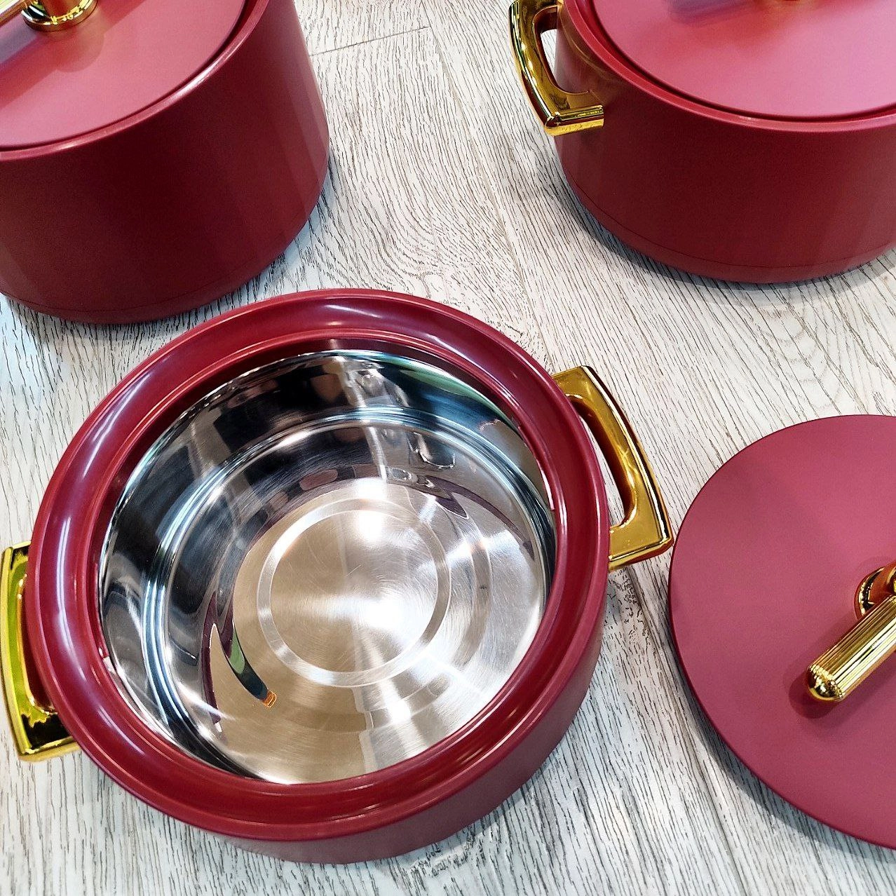 Термосы для еды Forever Gold 3 (1,5L / 2,5L / 3,5L) Red в Узбекистане