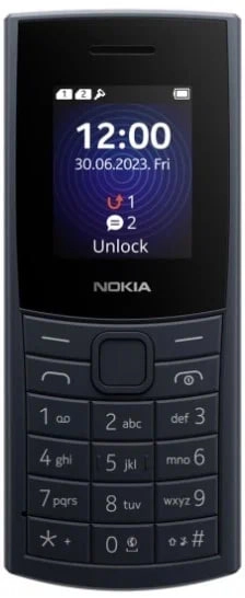 Nokia 110 (2023) Dual Sim to'q ko'k telefoni arzon