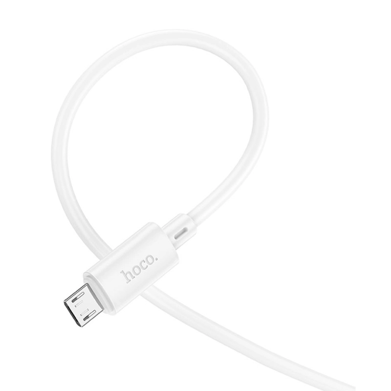 Кабель Hoco X88 USB to Micro-USB 1m белый в Узбекистане