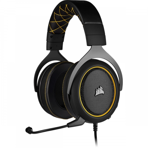 Компьютерные наушники Corsair HS60 PRO SURROUND Yellow купить