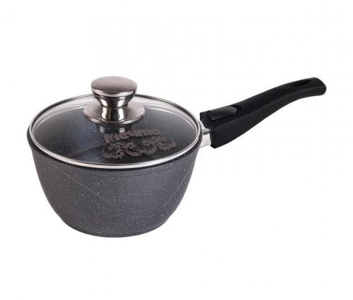 Mechta c081701 yechiladigan tutqichli va shisha qopqoqli qozonchasi, 1.2l (Granit, Granit Blue, Granit Star) sotib olish