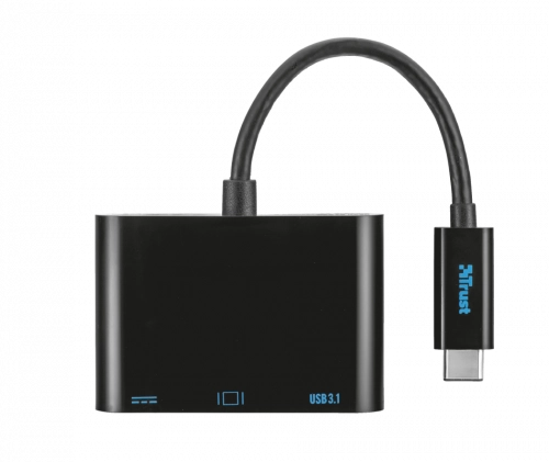 Адаптер Trust USB Type-C на HDMI 3 в 1 недорого