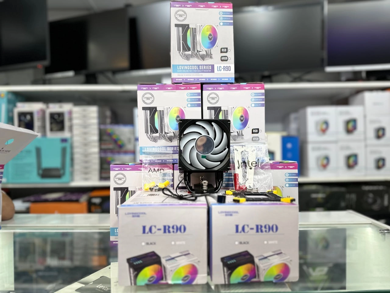 Кулер для процессора Lovingcool LC-R90B RGB купить