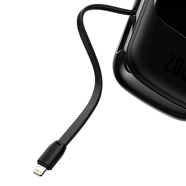 Baseus Qpow Pro Digital Display Fast Charge 10000mAh 20W qora tashqi akkumulyatori arzon