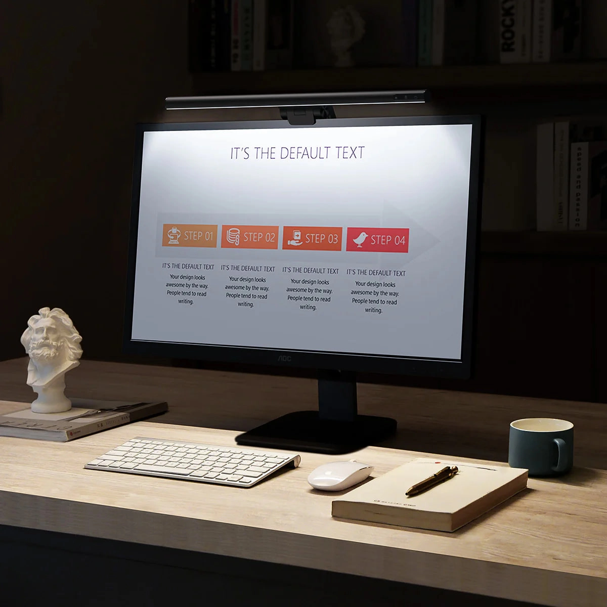 Baseus i-wok Series USB Asymmetric Light Source Screen Hanging Light (Youth) monitor uchun chiroq - rasm №10 Baseus i-wok Series USB Asymmetric Light Source Screen Hanging Light (Youth) monitor uchun chiroq rasm bilan