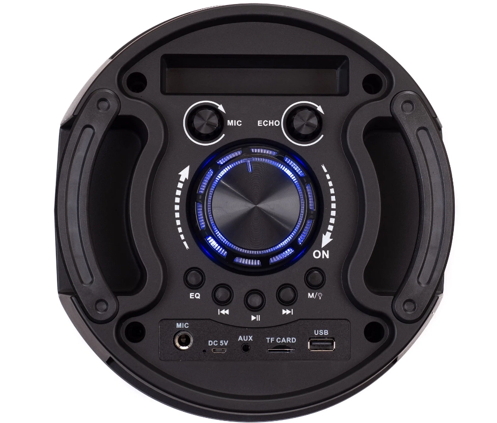 Sing-e ZQS6201 qora portativ kolonkasi + mikrofon arzon