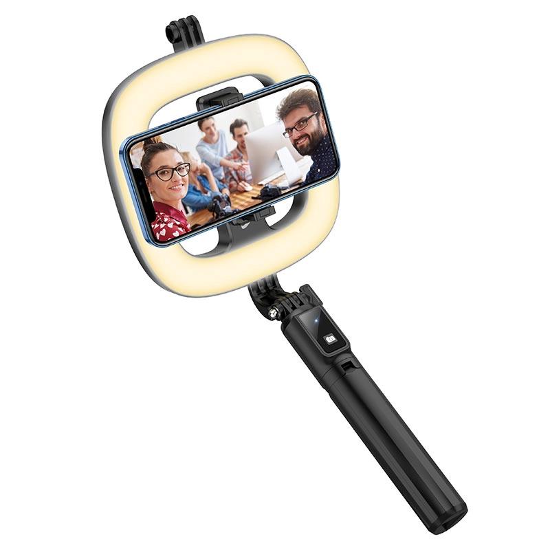 HOCO LV03 Plus selfi chirog'i, monopod tutqichi arzon