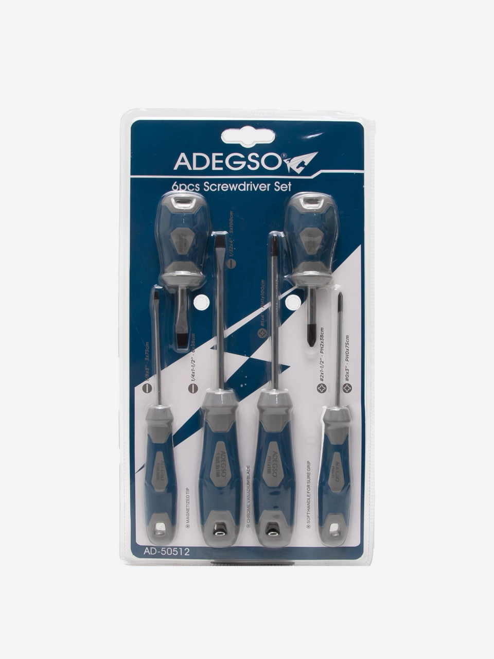 ADEGSO AD-50512 6 ta otvёrtka iborat to&lsquo;plam sotib olish