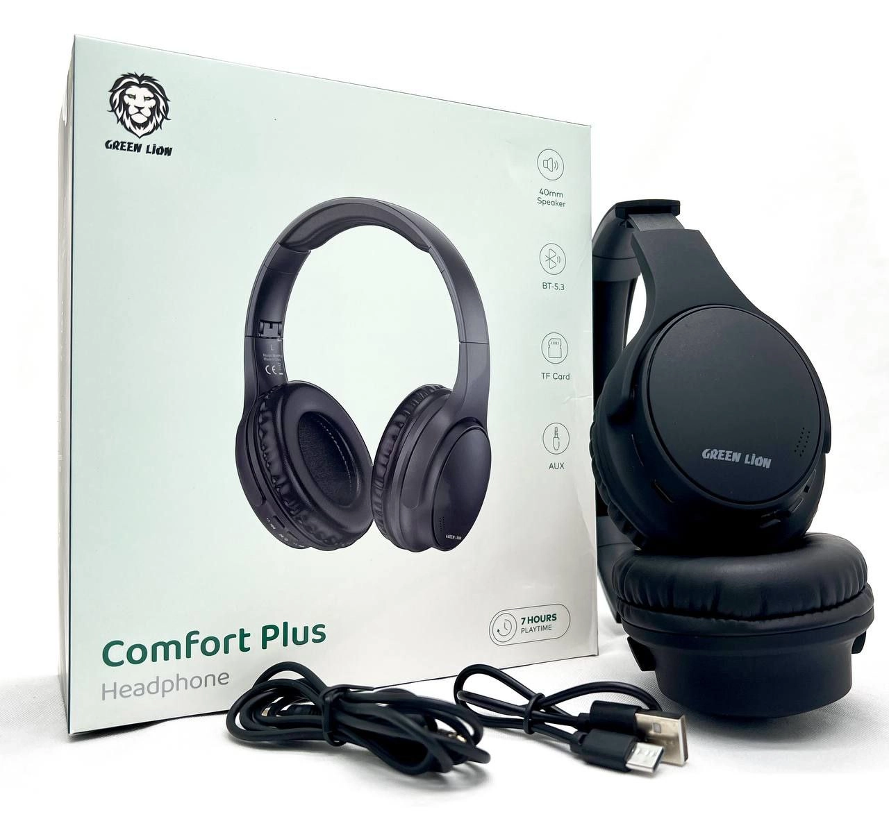 Беспроводные наушники Green Lion Comfort Plus Чёрный недорого