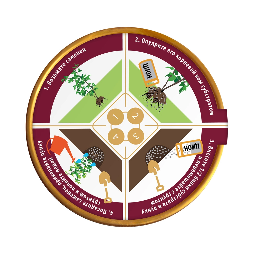 ZION mevali va rezavor o'simliklar uchun substrat (polimer idish, 700g) O'zbekistonda