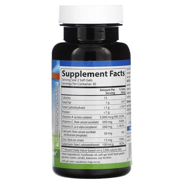 Carlson ACES + Zn 60 kapsula (044205) arzon