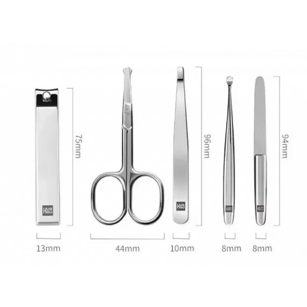 Xiaomi Huohou 5pcs tool set HU0061 manikyur to'plami bo'lib to'lash