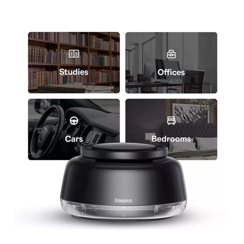 Baseus CNFX030001 qora avtomobil aromatizatori bo'lib to'lash