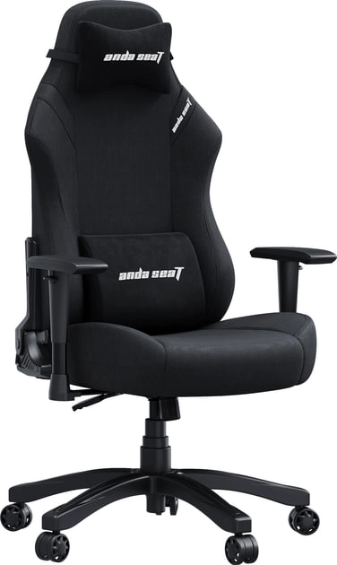 Anda Seat Luna Size L Black Fabric o‘yin kreslosi O'zbekistonda