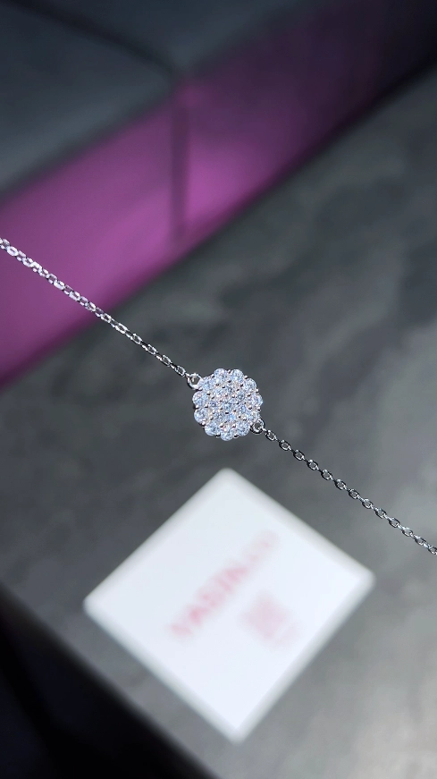 Серебряная Цепочка Iced petals купить