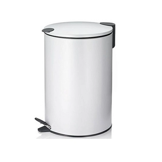 KELA Mats 12 litr hajmda oq rangli pedalli axlat chekmasi. arzon