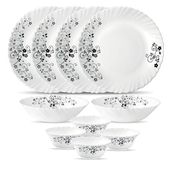 Столовый сервиз Diva La Opala Mystrio Black 50 предметов в Узбекистане