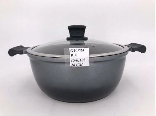 Alpenberg Granit 6 l. (Greblon texnologiyali) kastryuli sotib olish