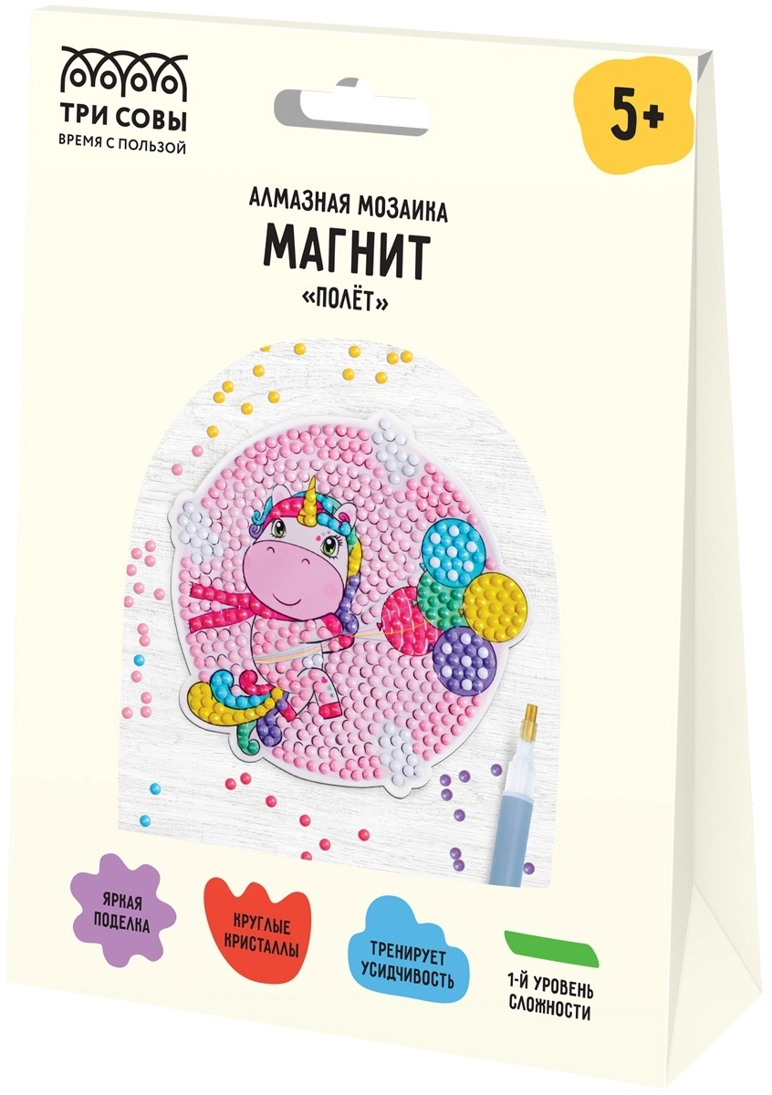 Алмазная мозаика ТРИ СОВЫ Полет  картонный конверт недорого