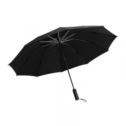 Зонт c фонариком Xiaomi KongGu Reverse Ten Bone Automatic Lighting Umbrella Black купить