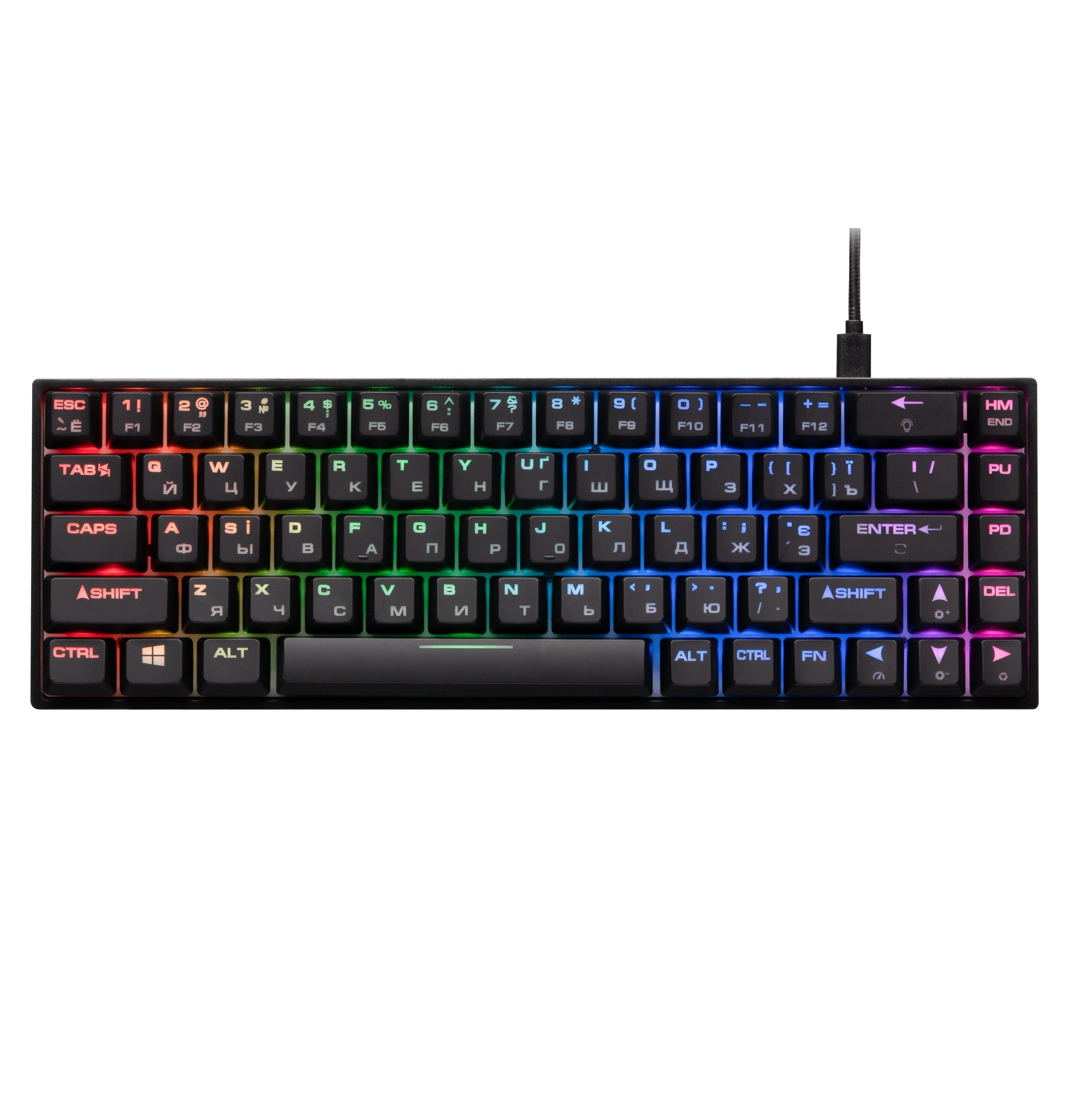 Клавиатура 2E Gaming KG370 RGB Gateron Red Switch Black купить