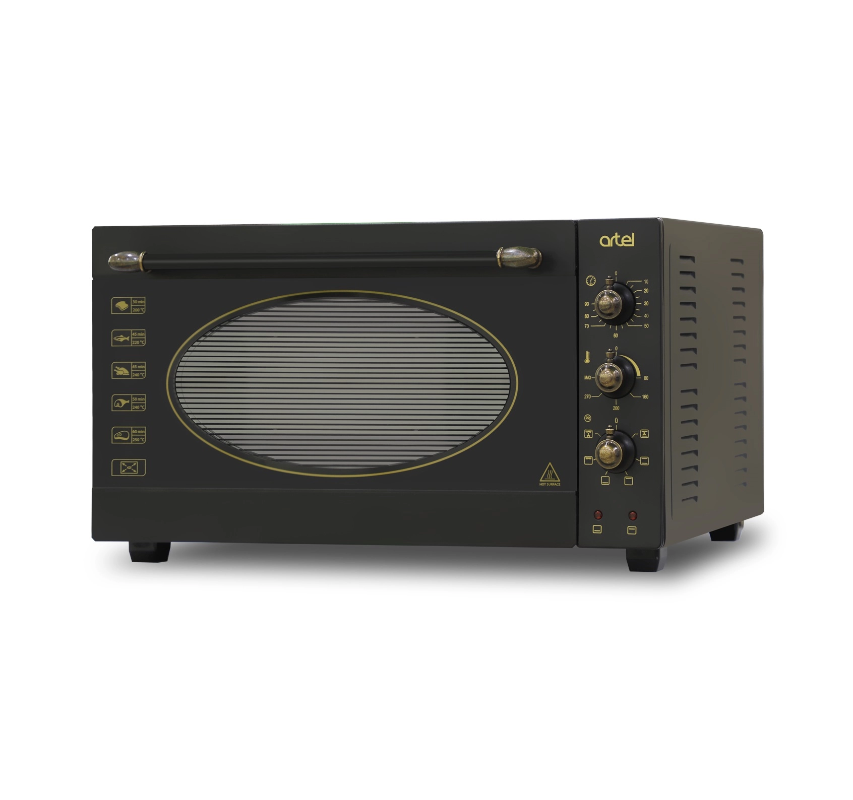 Artel MD-4218 Art-Retro Black mini-pechi sotib olish