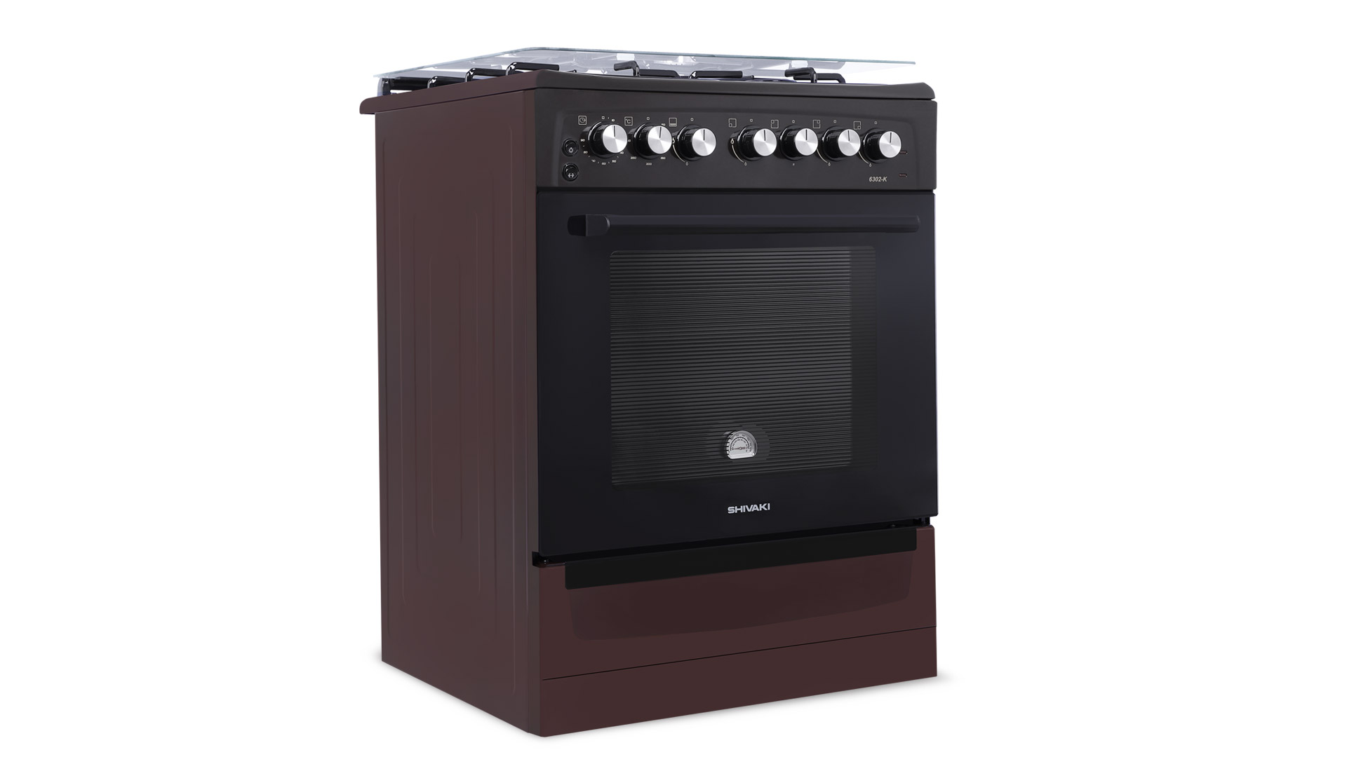 Shivaki 6302-K GK Jigarrang elektr+gaz plitasi - rasm №2 Shivaki 6302-K GK Jigarrang elektr+gaz plitasi sotib olish