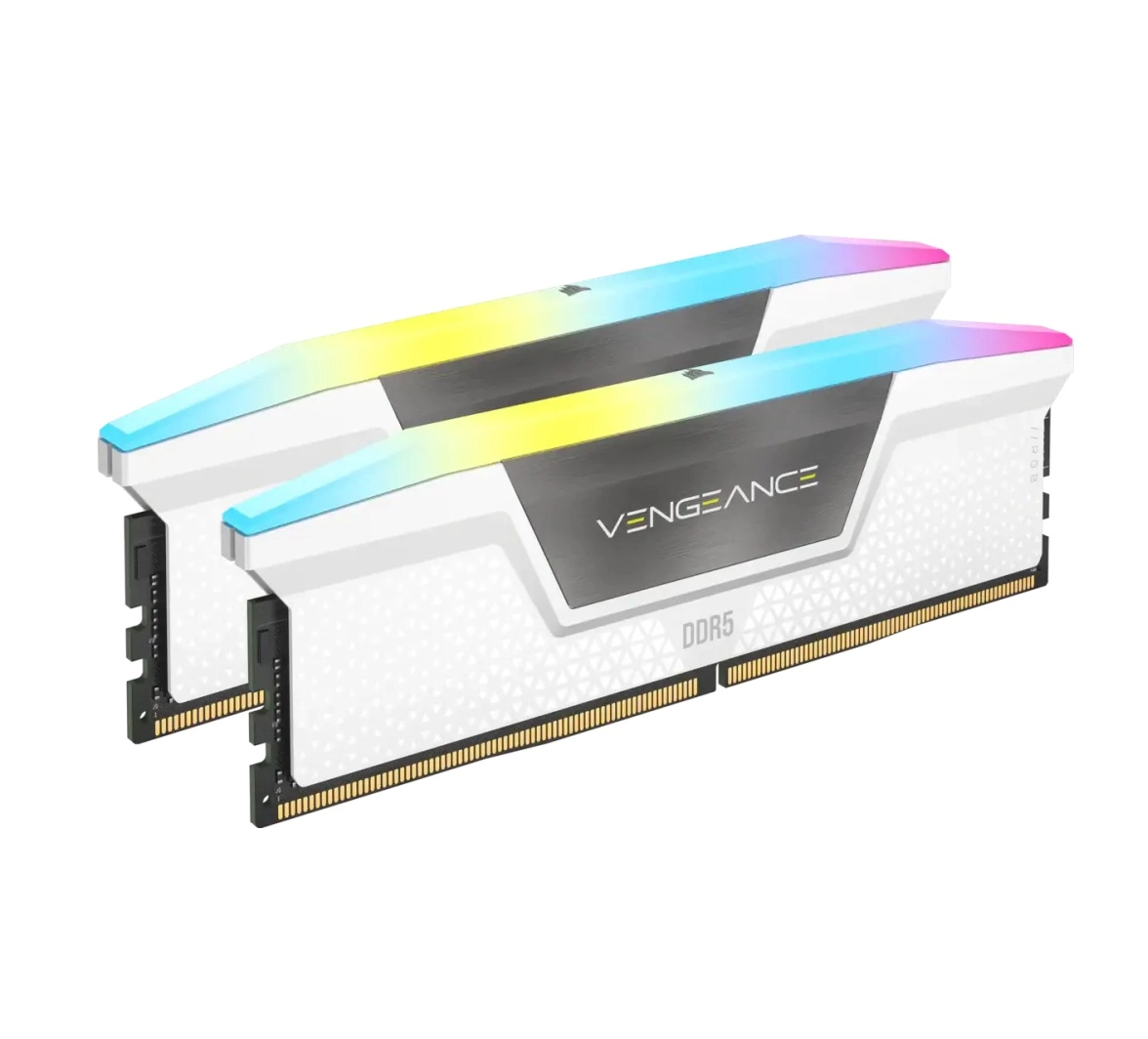 Оперативная память Corsair Vengeance RGB 32GB (2x16GB) DDR5 6200HMz C36 White купить