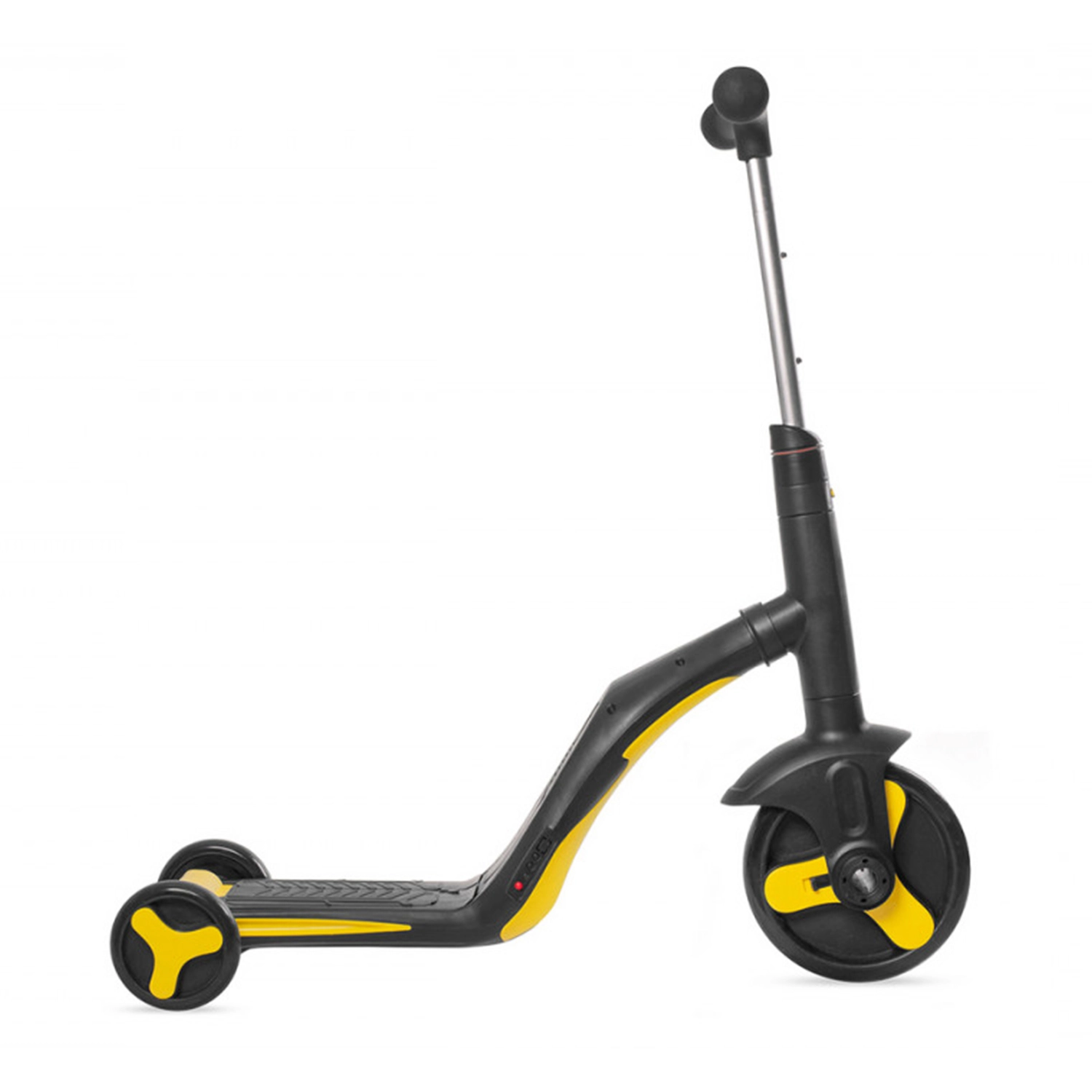 Bolalar uchun PowerGym A23 uch g'ildirakli skuteri sariq rangli arzon