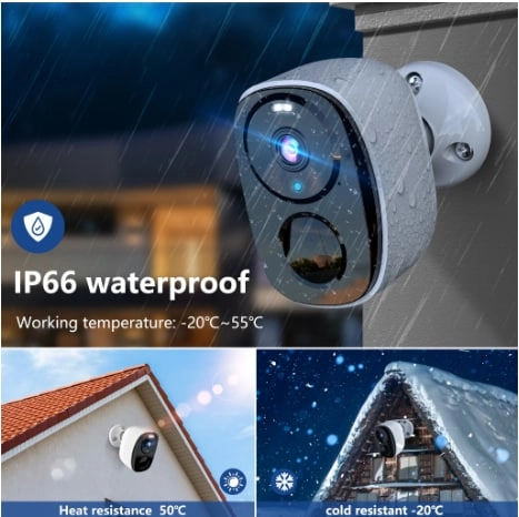 IP66 Sola Low Power tashqi xavfsizlik kamerasi O'zbekistonda