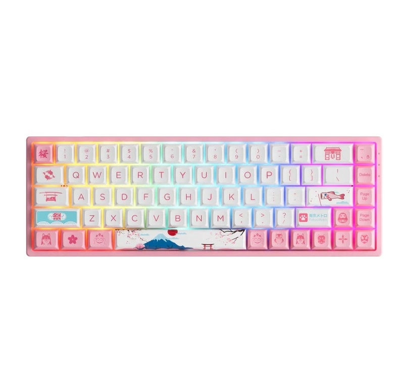 Клавиатура Akko 3068B PlusTokyo R2 CS Jelly Pink RGB купить