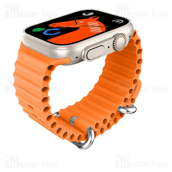 Оранжевый cмарт часы Smart Watch XO M8 Ultra в Узбекистане
