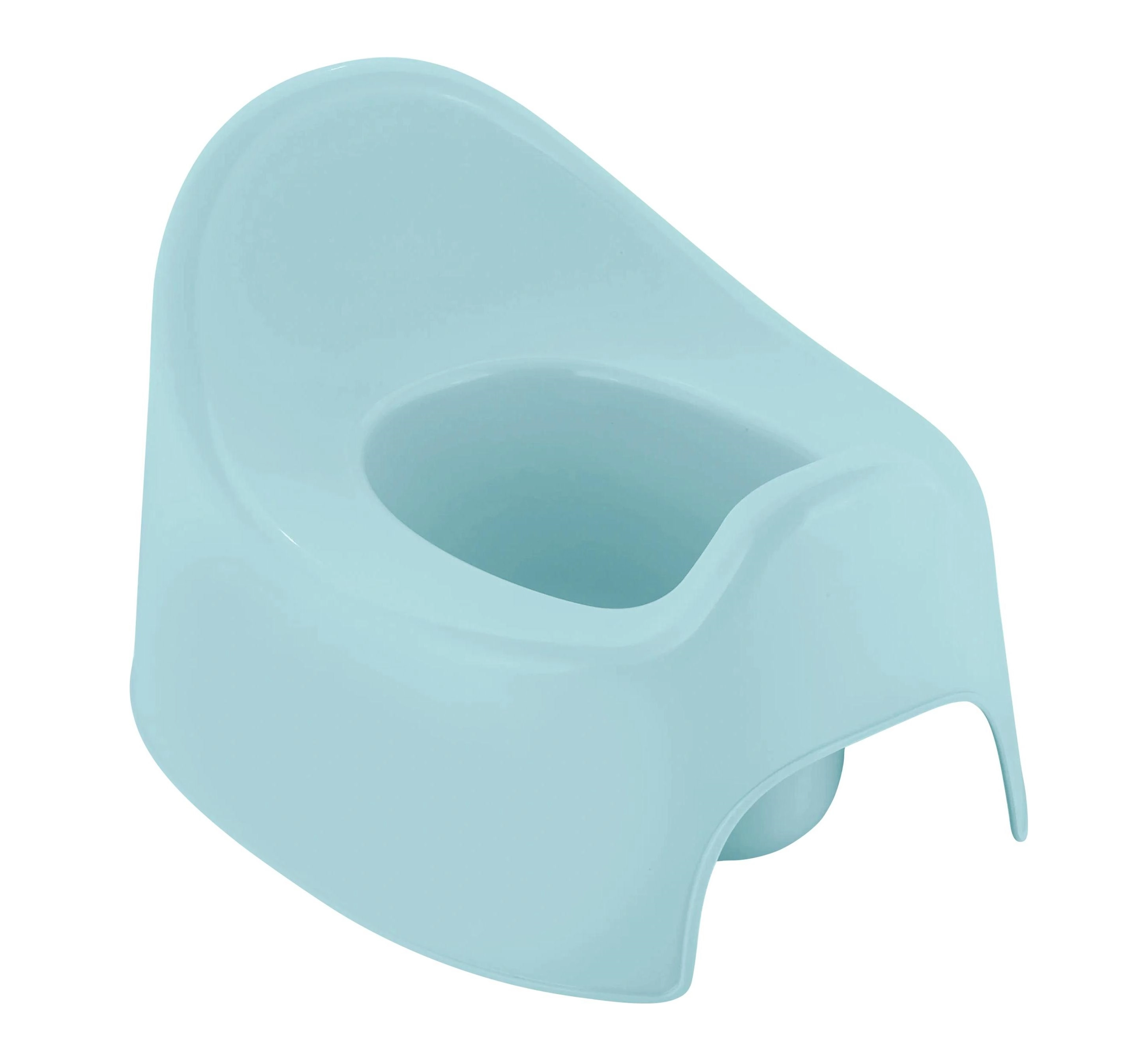 Горшок детский Lalababy Follow Me, защита от брызг голубое облачко купить