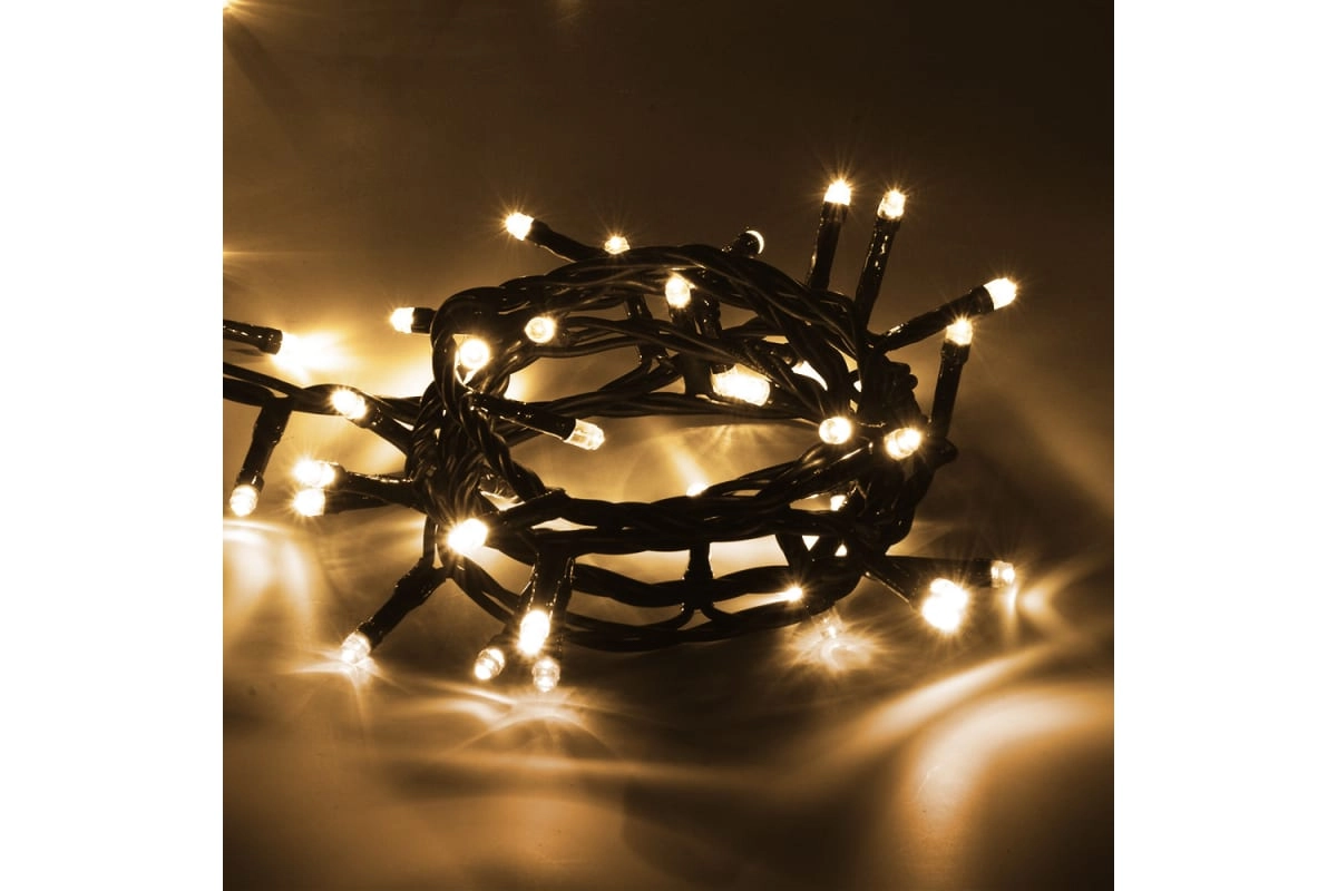 Гирлянда VEGAS нить 300 теплых LED ламп контроллер 8 режимов купить