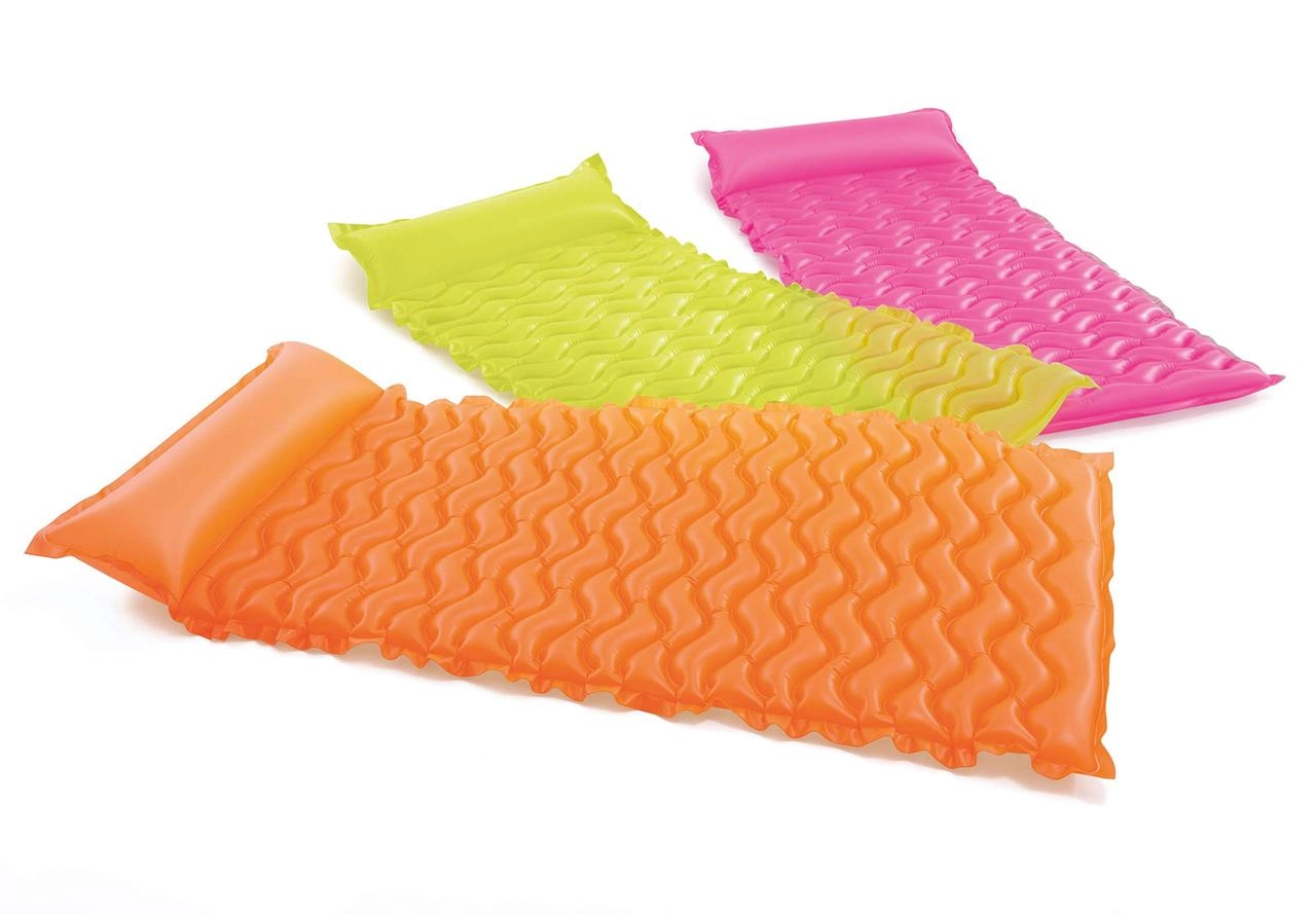 Intex 58807 apelsin rangli suzish uchun havo matrasi 229x86sm arzon