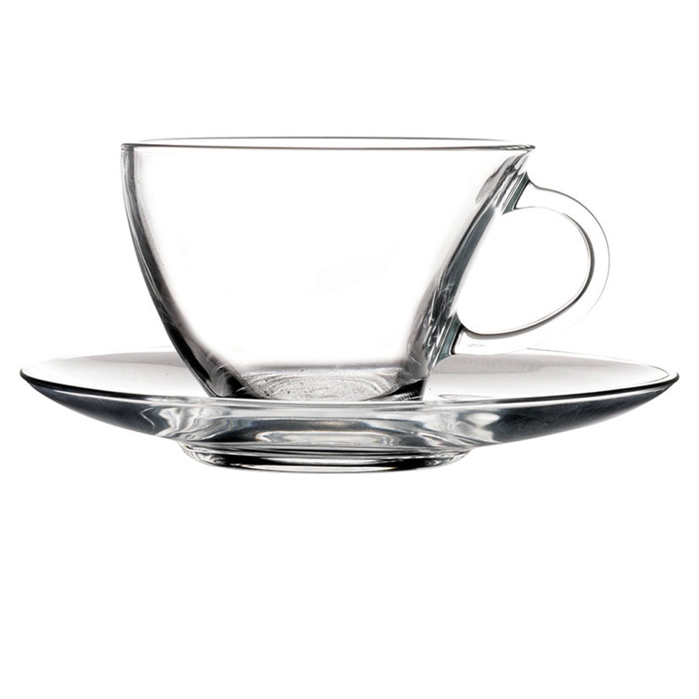 Набор чашек с блюдцем Pasabahce Penguen 230 мл (6 шт) купить