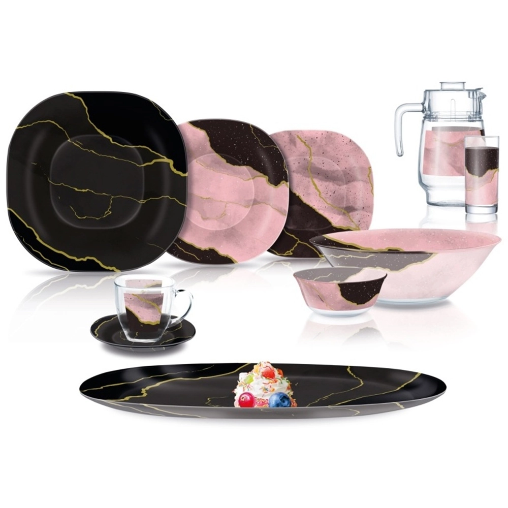 Luminarc Carina Orcu Rose 46 ta element Stol servisi (V0761) sotib olish