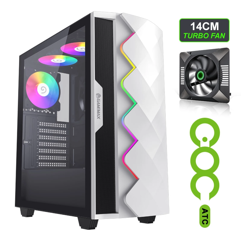 GameMax DIAMOND CP White kompyuter korpusi - rasm №2 GameMax DIAMOND CP White kompyuter korpusi sotib olish